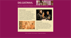 Desktop Screenshot of dasgastmahl.de