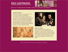 Tablet Screenshot of dasgastmahl.de